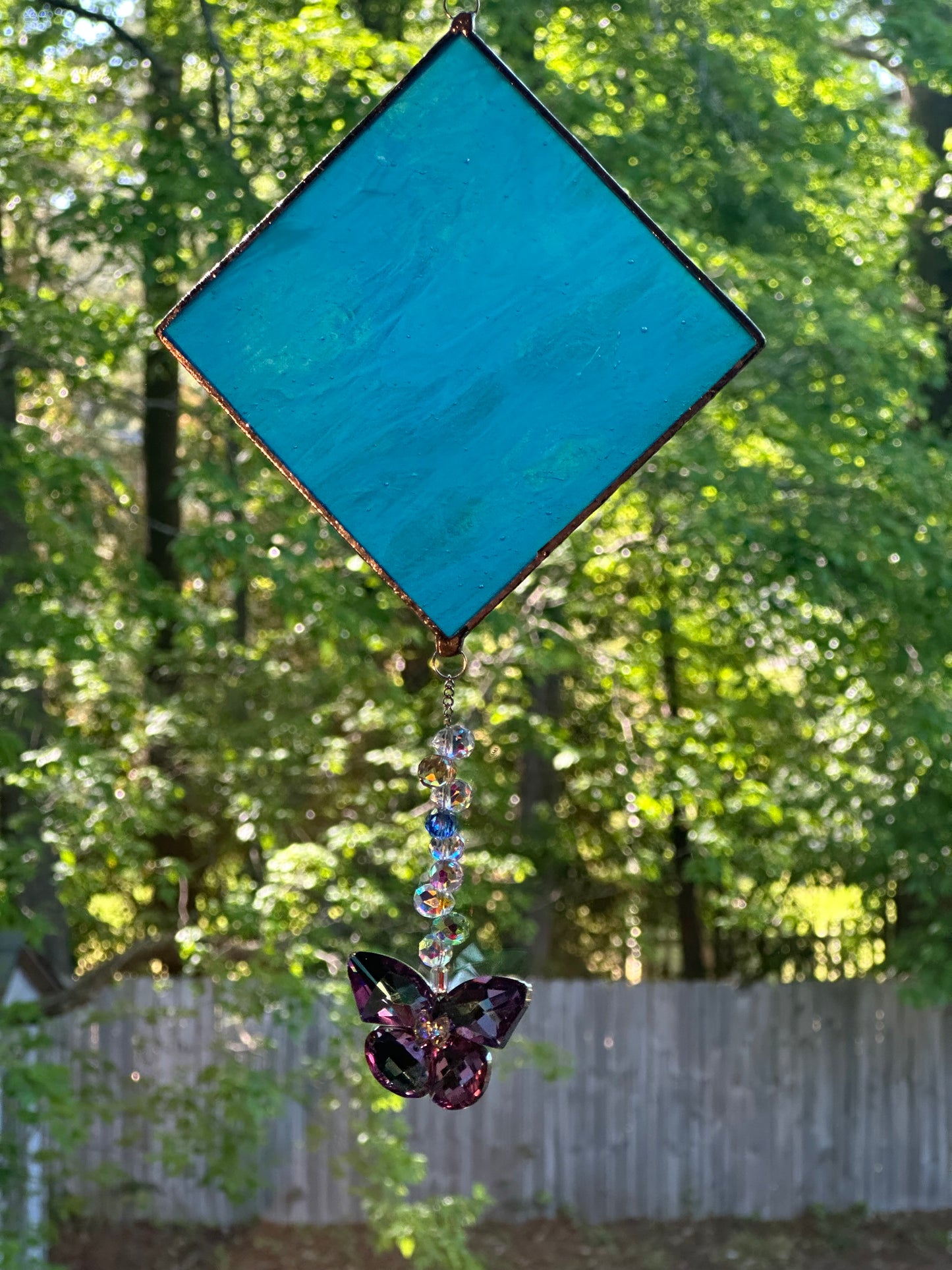 Butterfly Bling Caribbean Blue