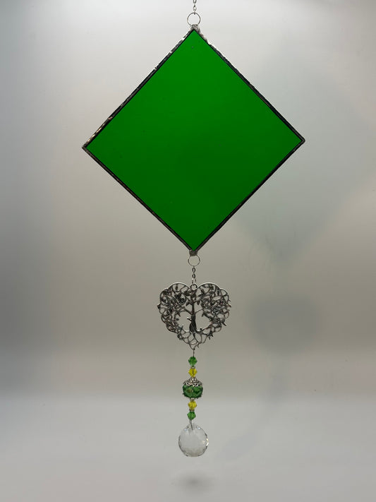 Filigree Tree of Life Green