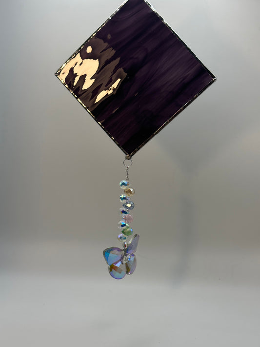 Butterfly Bling Purple