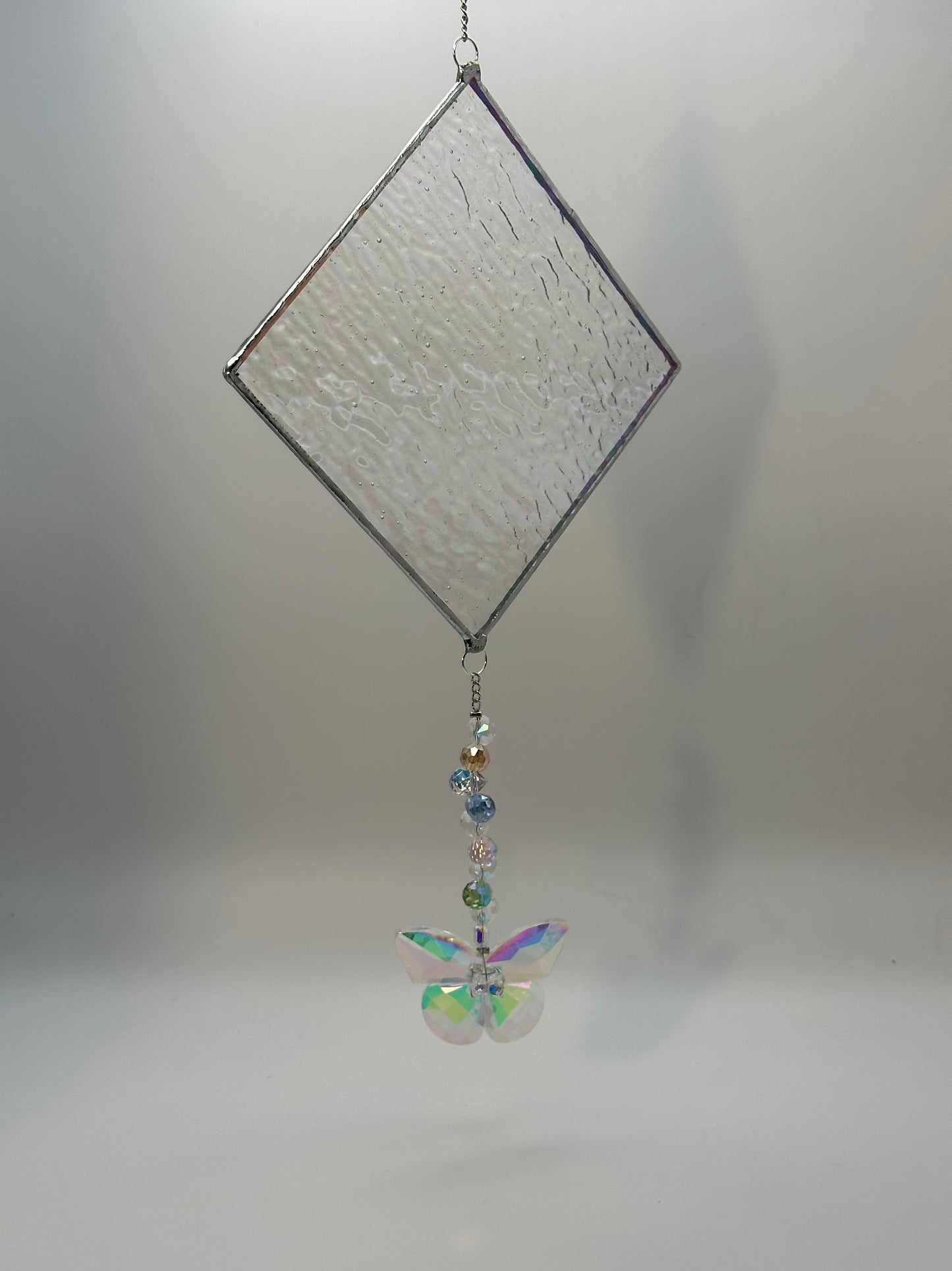 Butterfly Bling Clear Irridescent