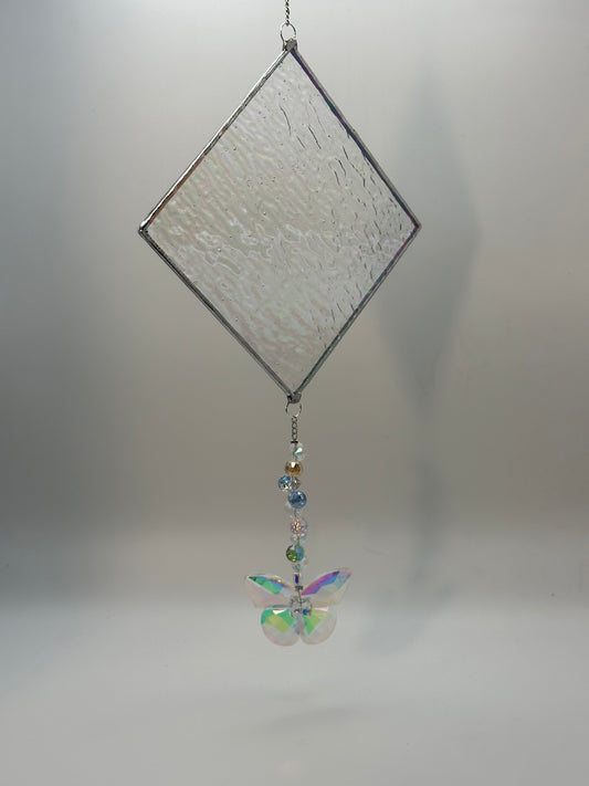 Butterfly Bling Clear Irridescent