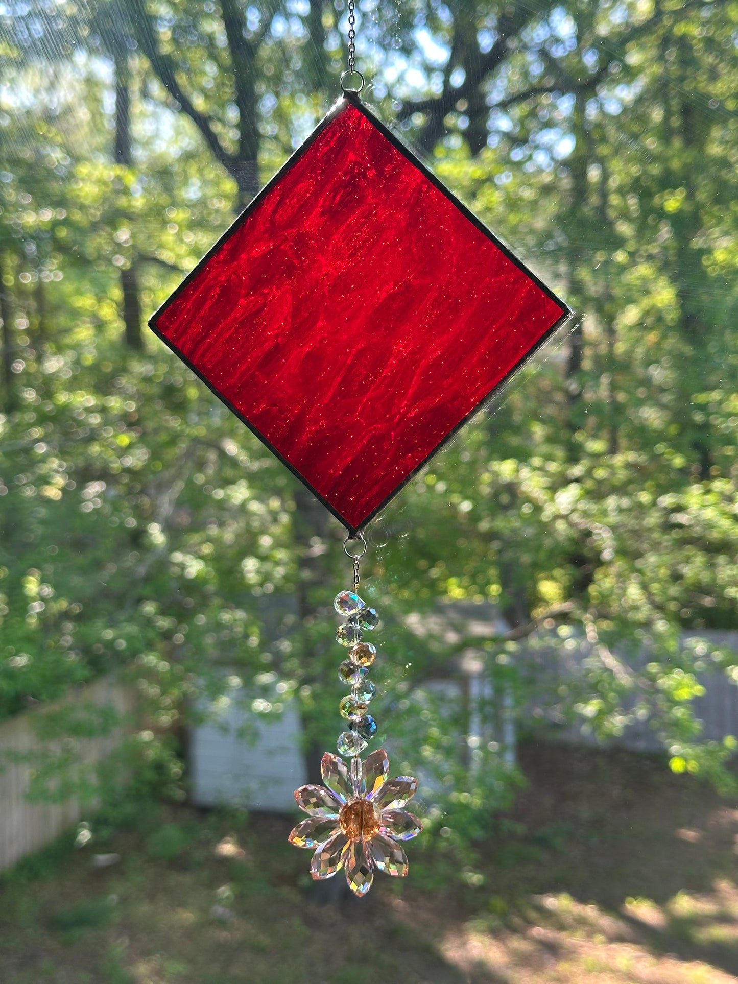 Flower Bling Red